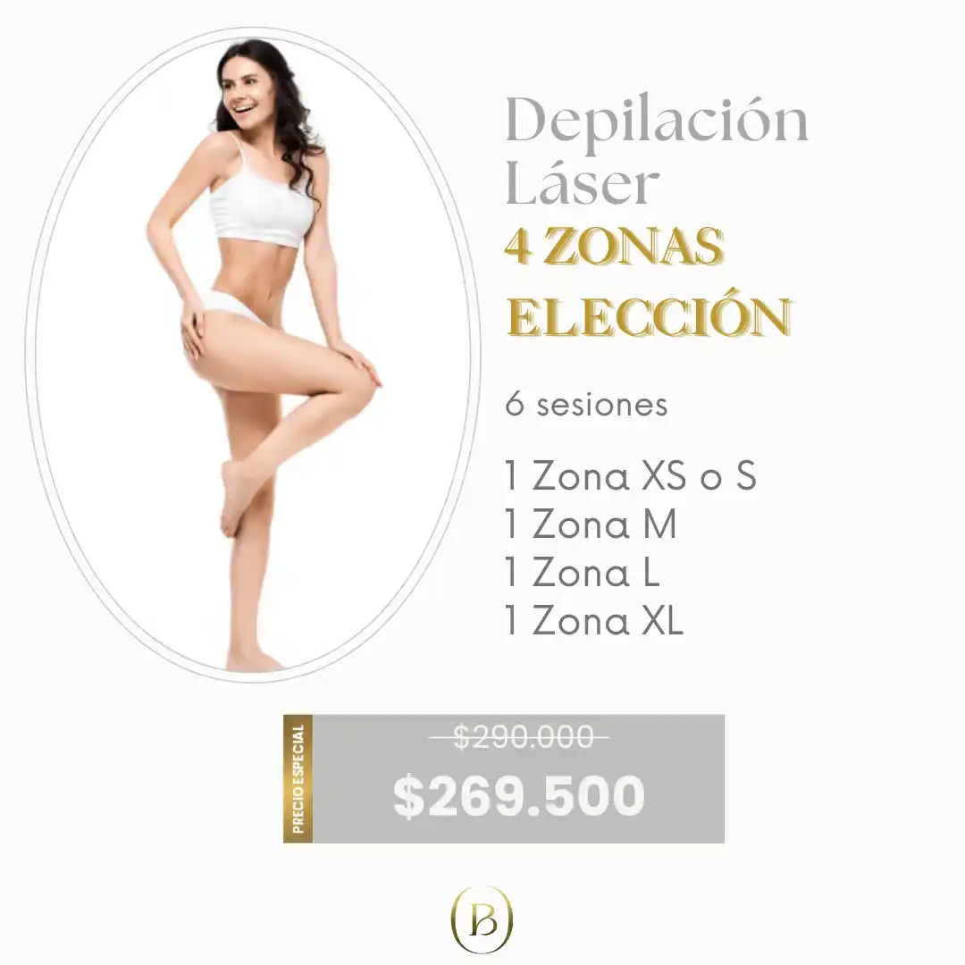 Depilacion Laser 4 ZONAS